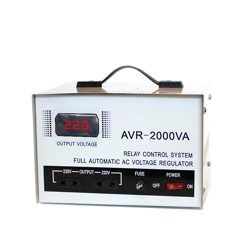 Digital type AVR regulator relay voltage stabilizer