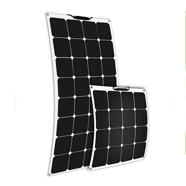 Flexible solar panels for fishing boats